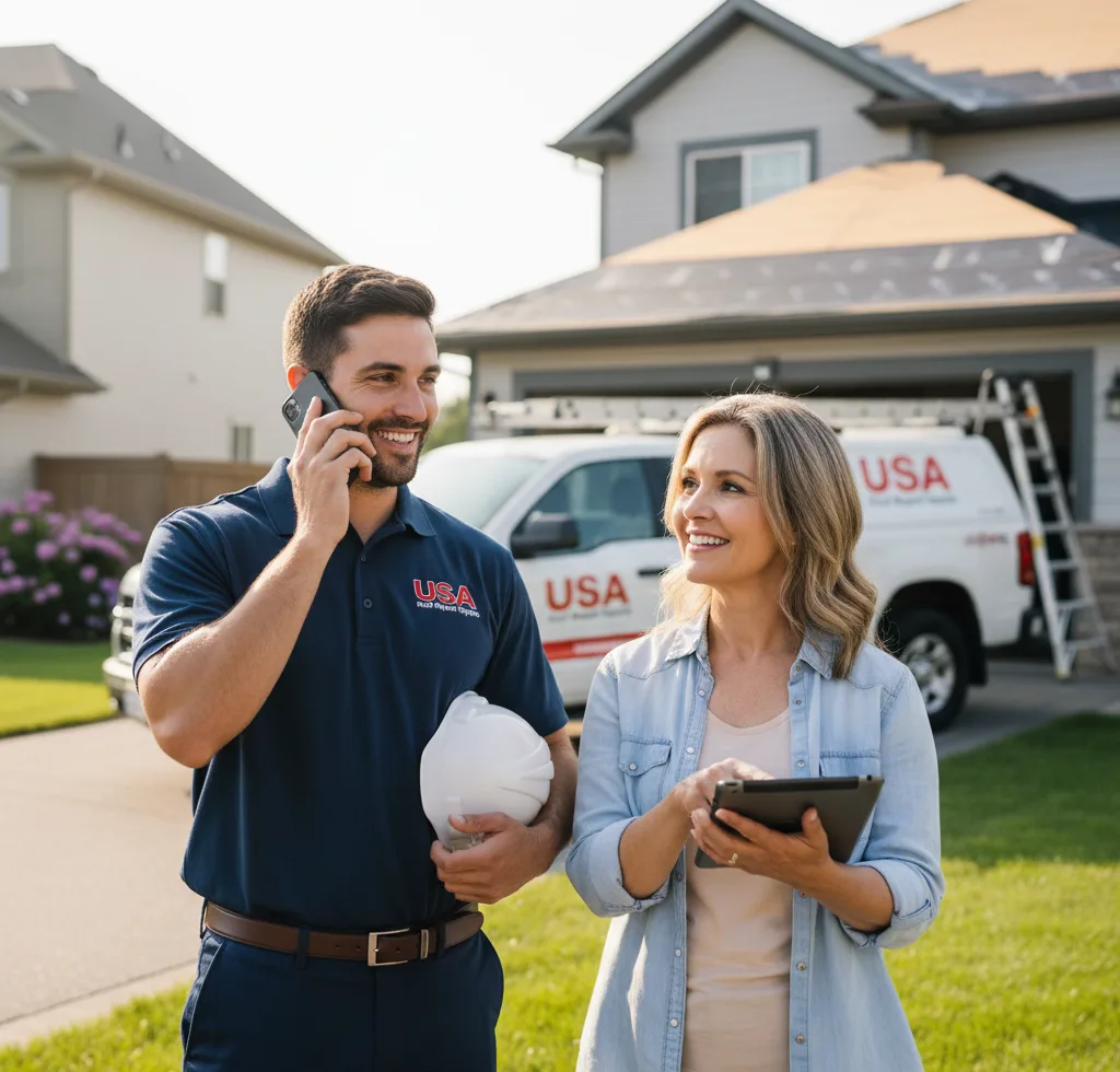 USA Roof Repair Experts customer support in Limon